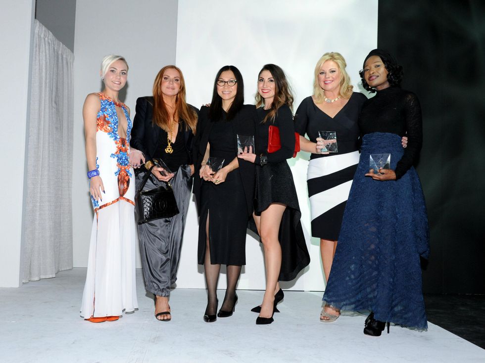 Holly Hmielewski, Shelly Musselman Design Award Scholarship winner, Dera Enochson, Mei-Chun Jau, Rising Star Honoree for Photography, Susie Straubmueller, Shay Geyer, Elizabeth Anyaa, Rising Star Honoree for Fashion