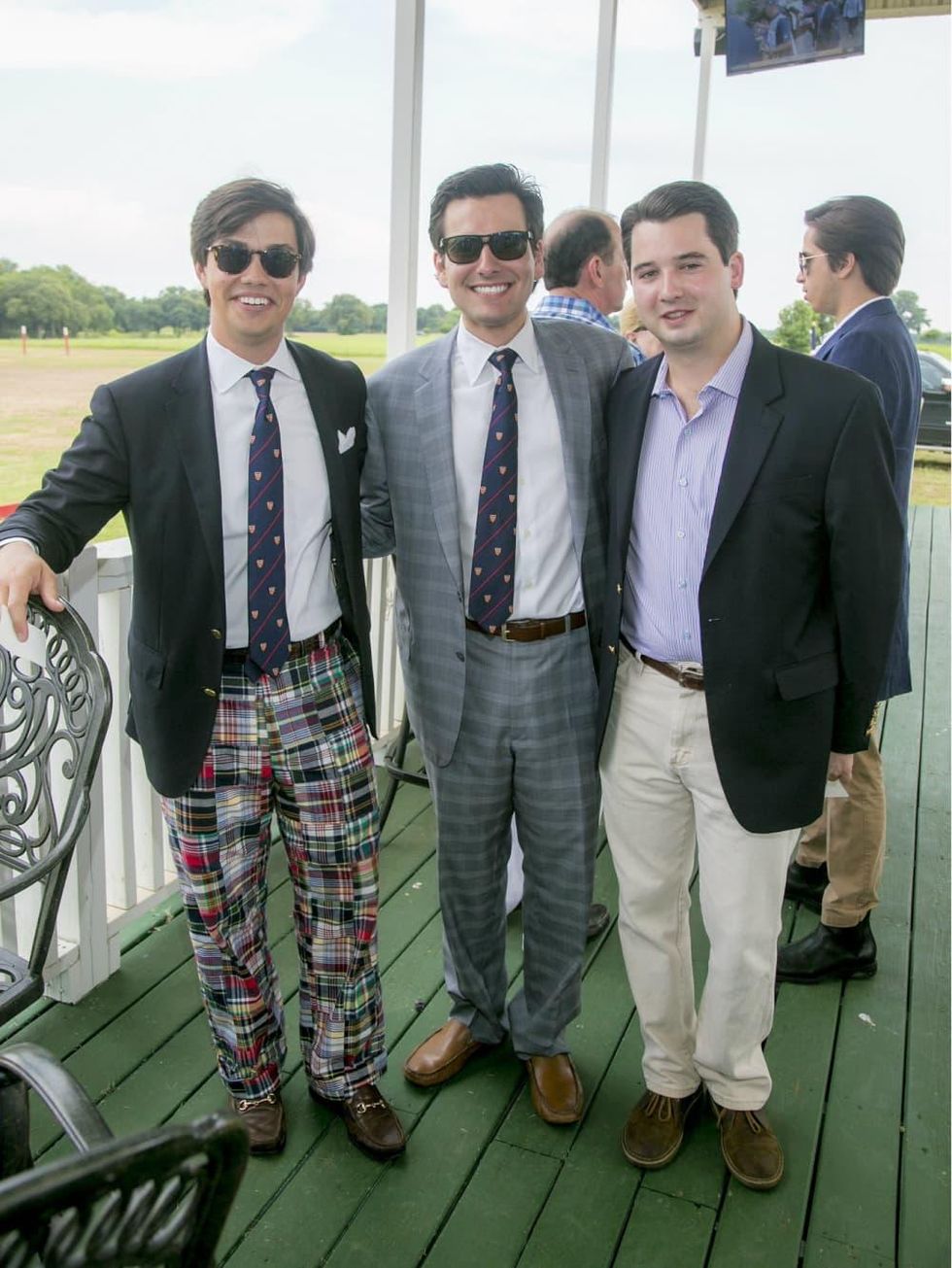 Honor guard officers Houston Waring, Joseph Lafferty and Billy Langhenry