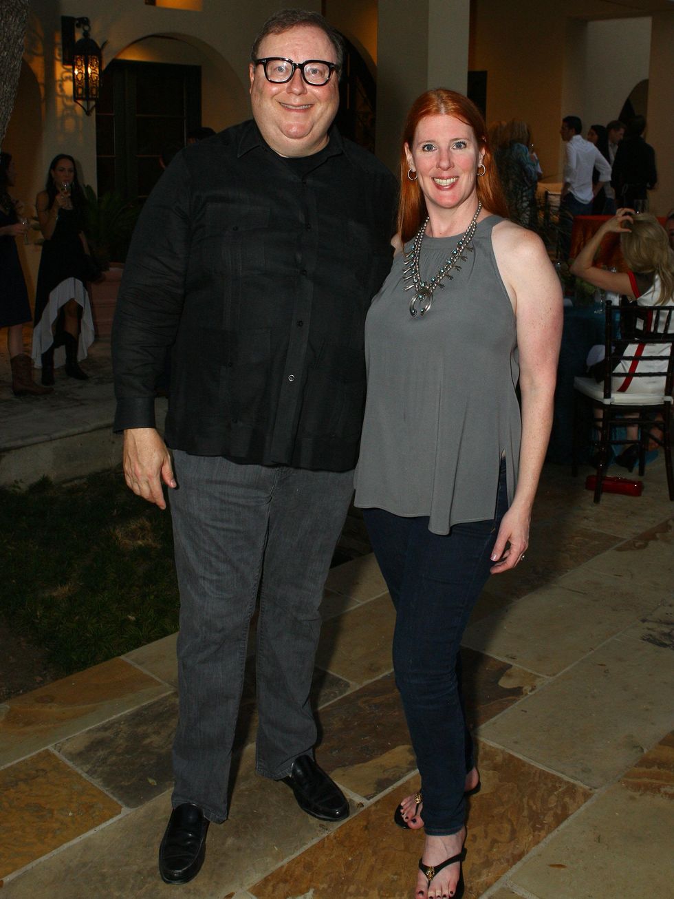 Hosts Steve and Anne Stodghill