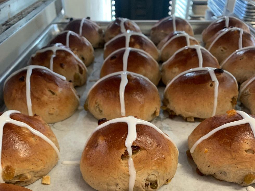 Hot Cross Buns Ravelin Bakery