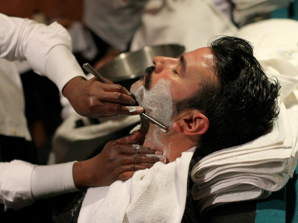 Hot shave by Boardroom Salon