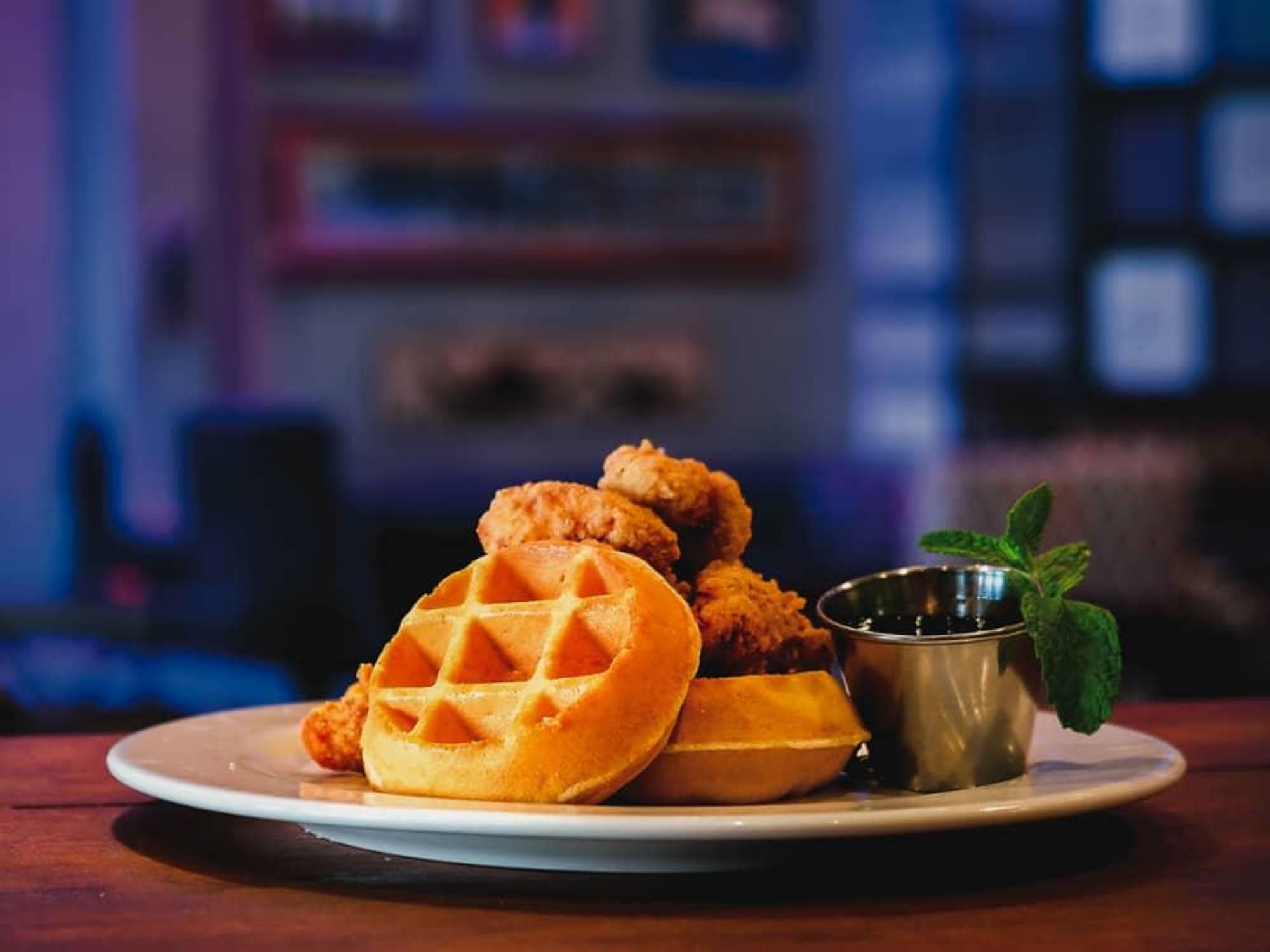 House of Blues chicken waffles