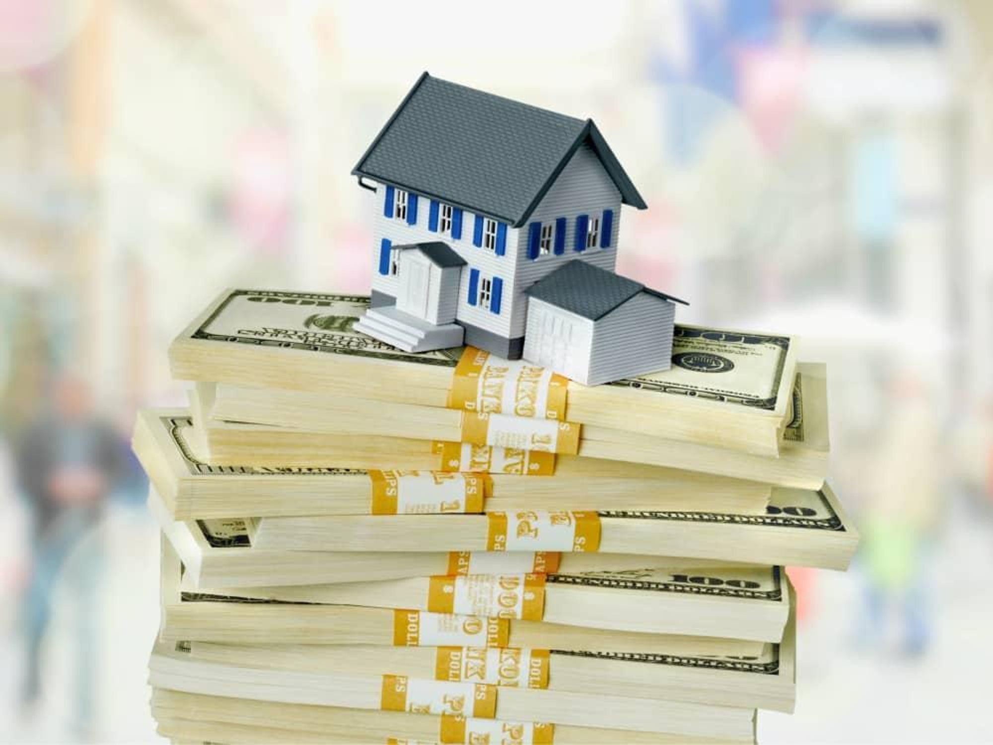 House on top of money