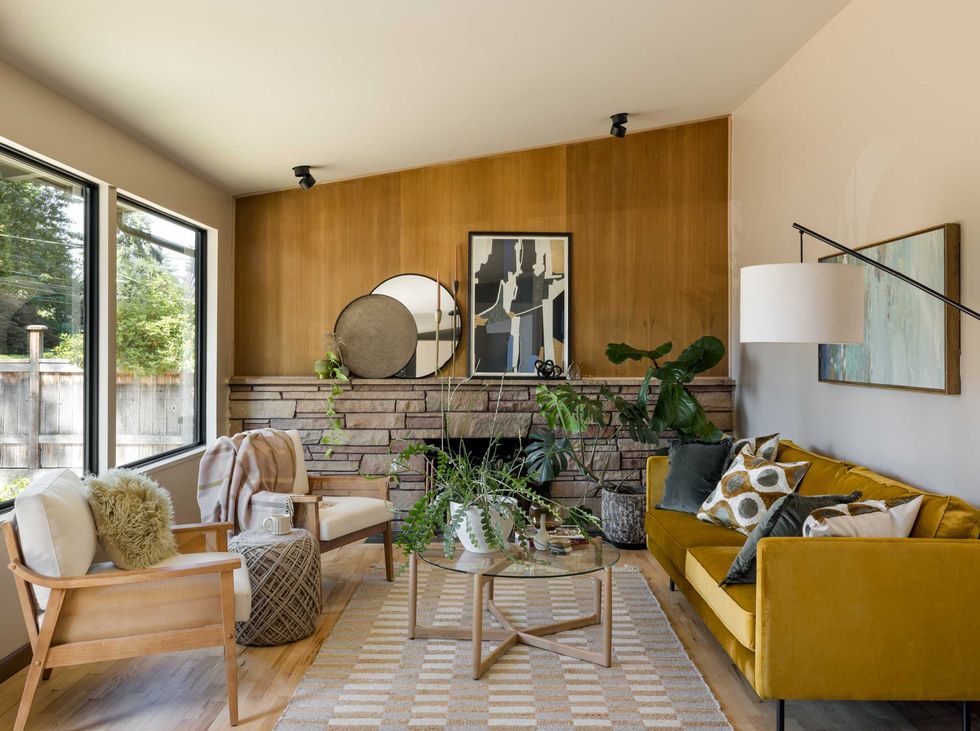 Houzz 2026 home design predictions, warm yellow accents