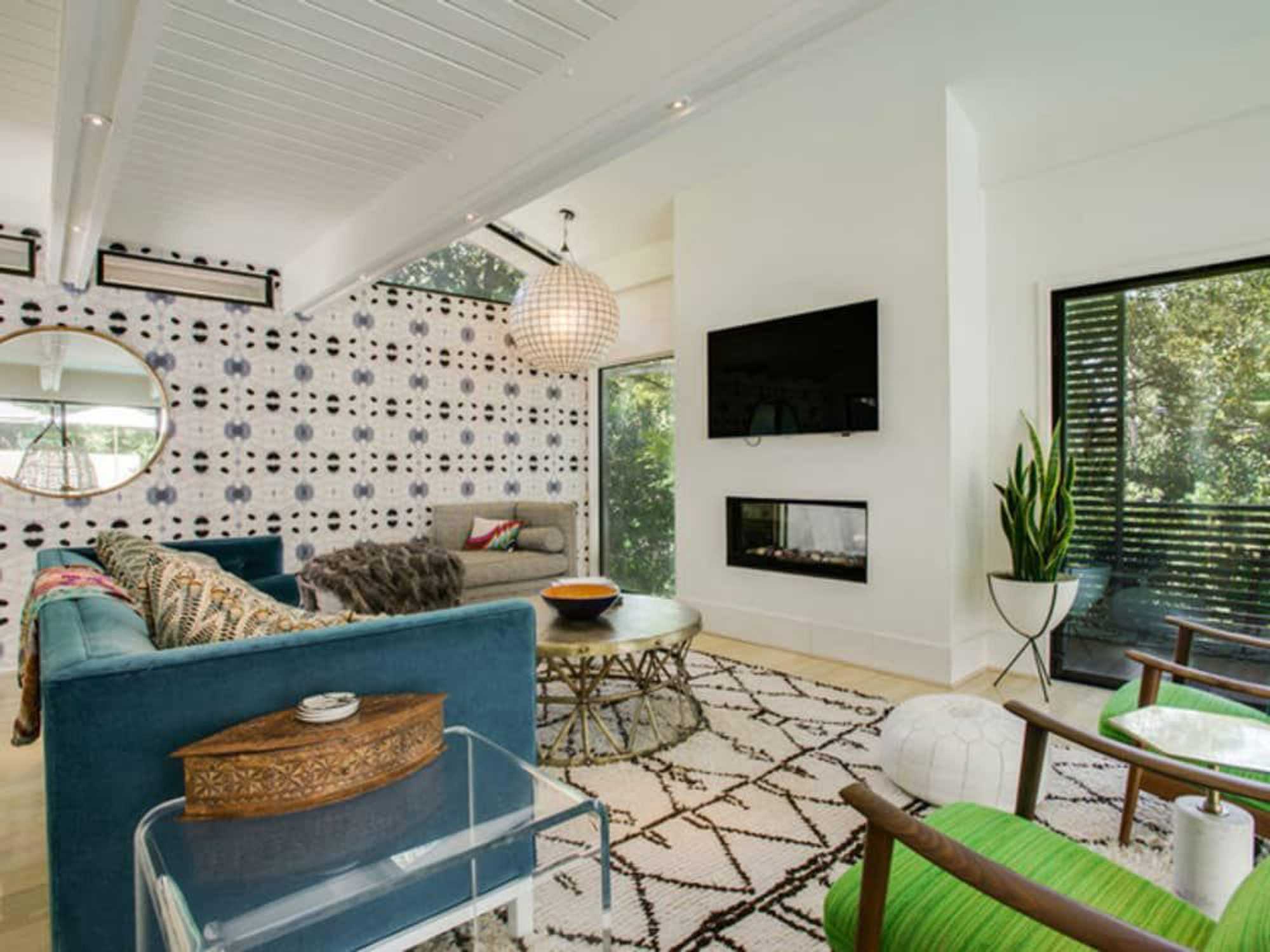 Houzz Dallas house home sunroom Highland Park