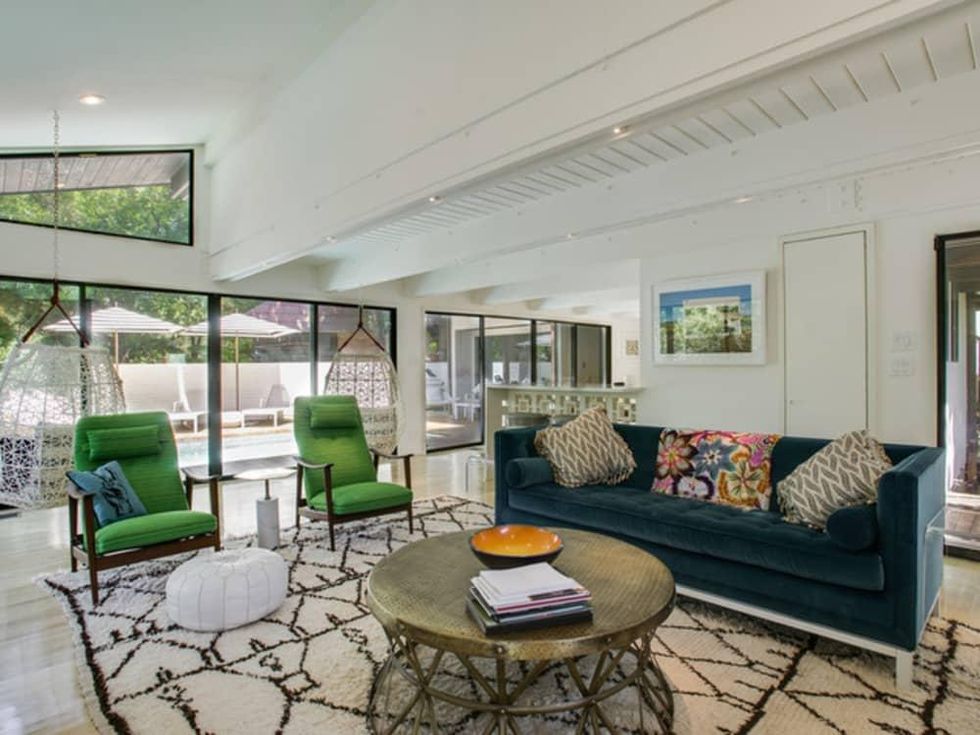 Houzz Dallas house home sunroom Highland Park