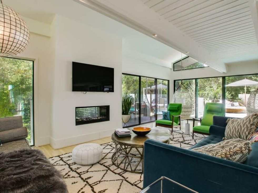 Houzz Dallas house home sunroom Highland Park