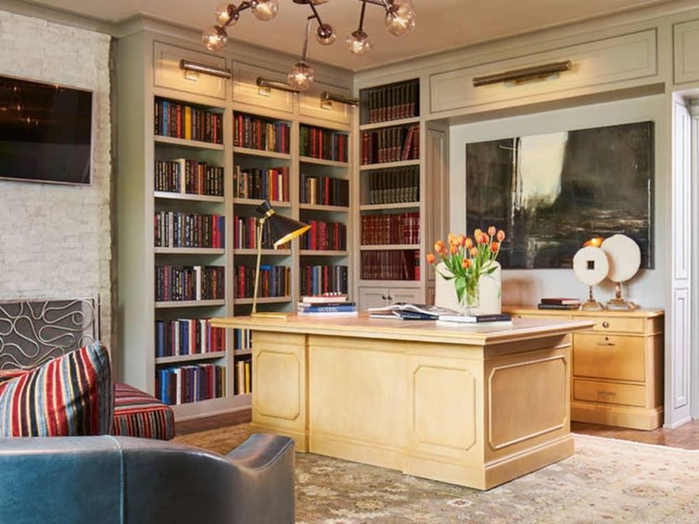 Houzz luxury estate remodel Dallas study
