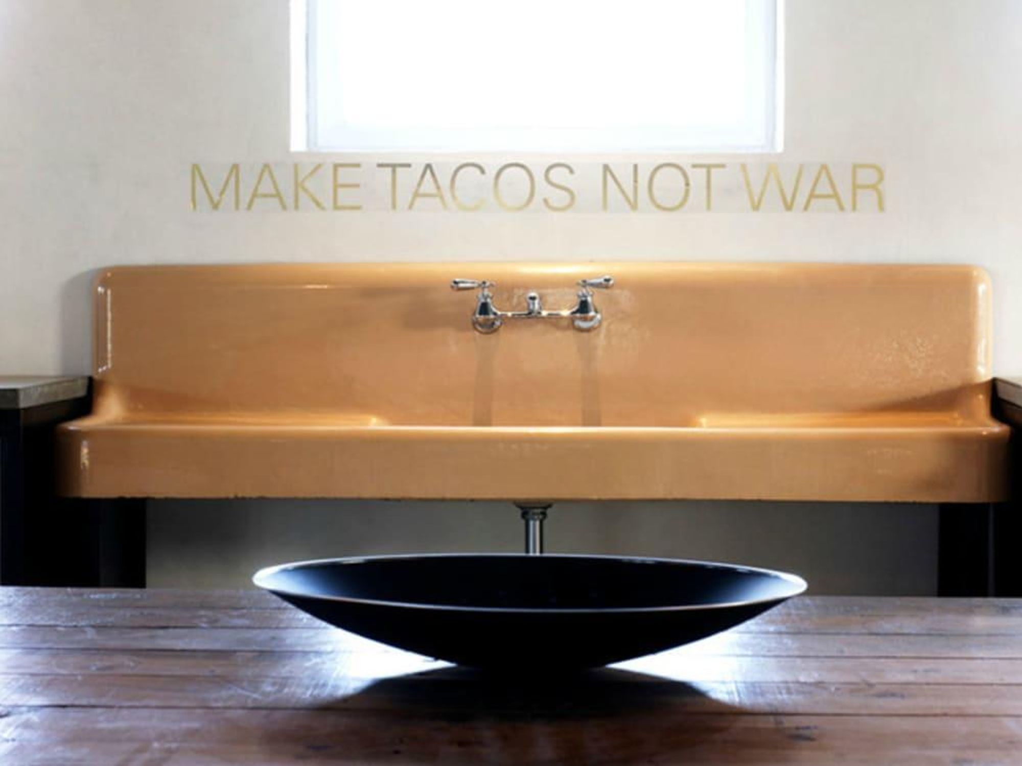 Houzz Texas style make tacos not war