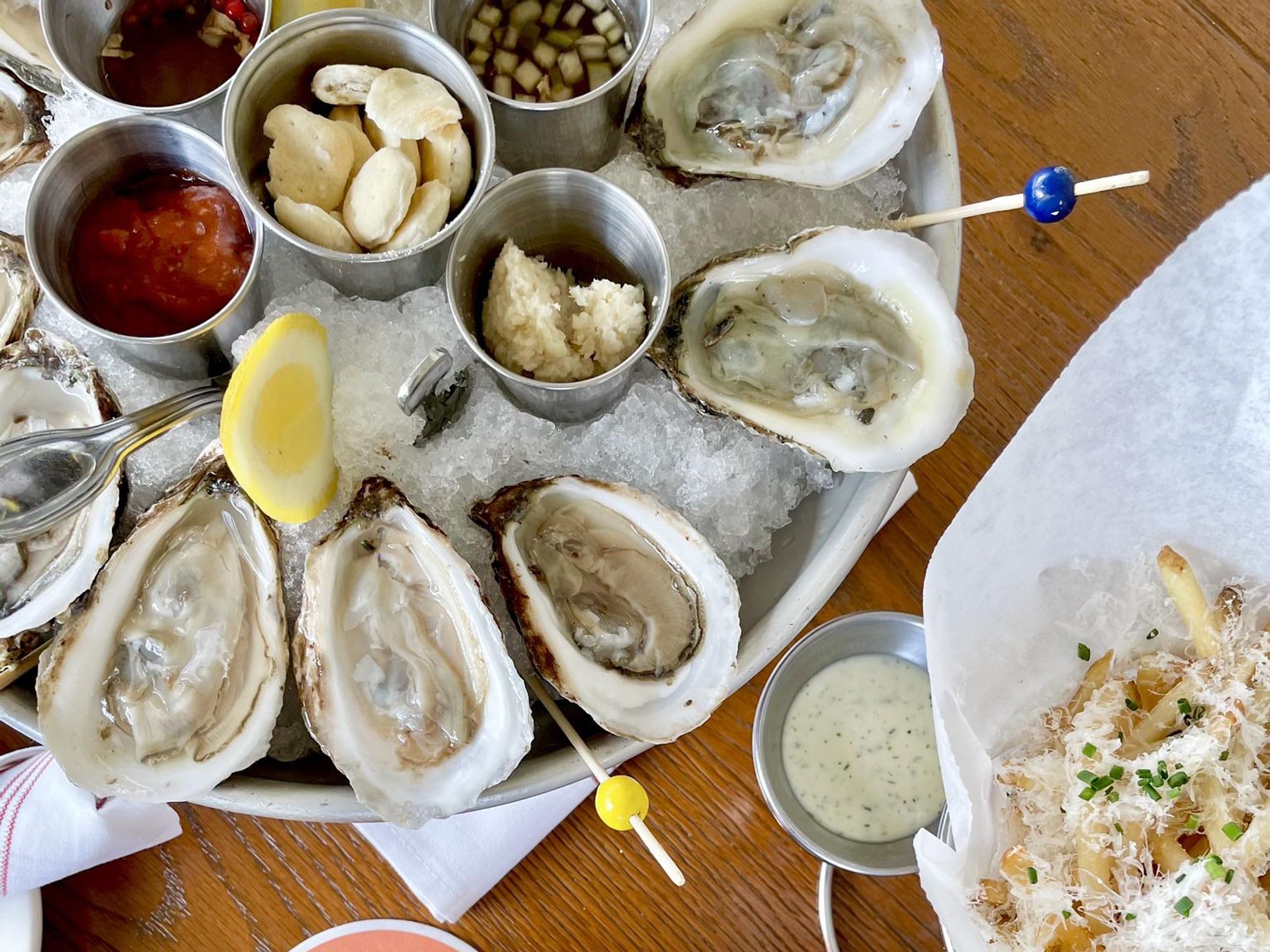Hudson House lunch spread