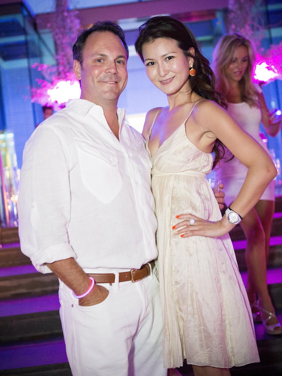 Hunter Howard, Ricki Kim, Wilkinson Center, White Party