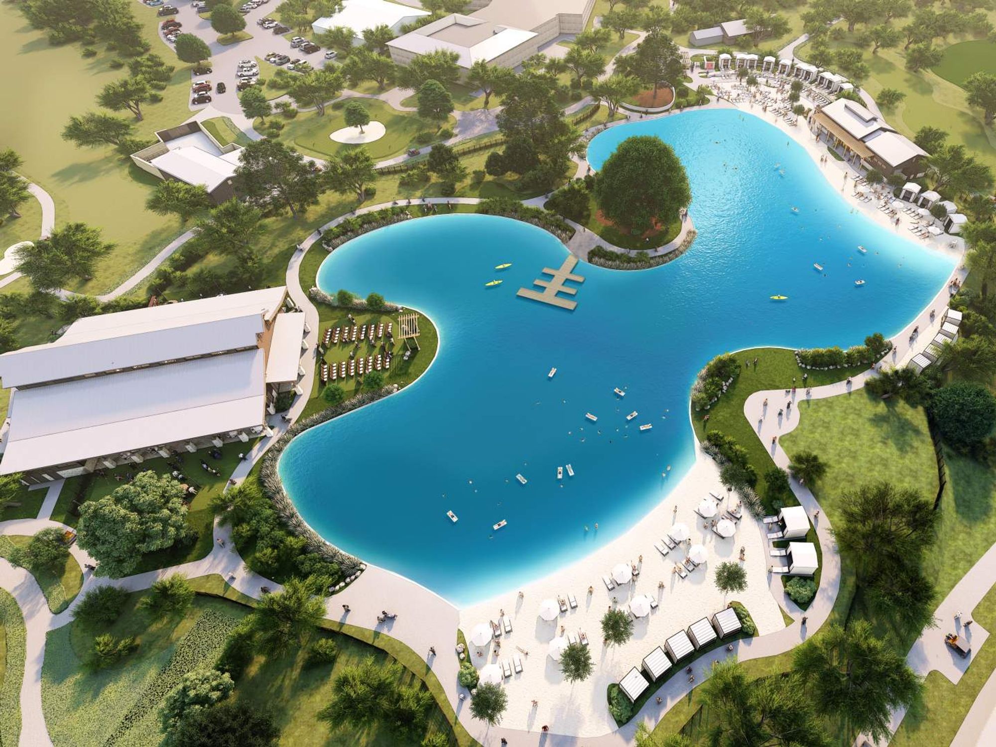 Hyatt Regency Hill Country Resort and Spa lagoon