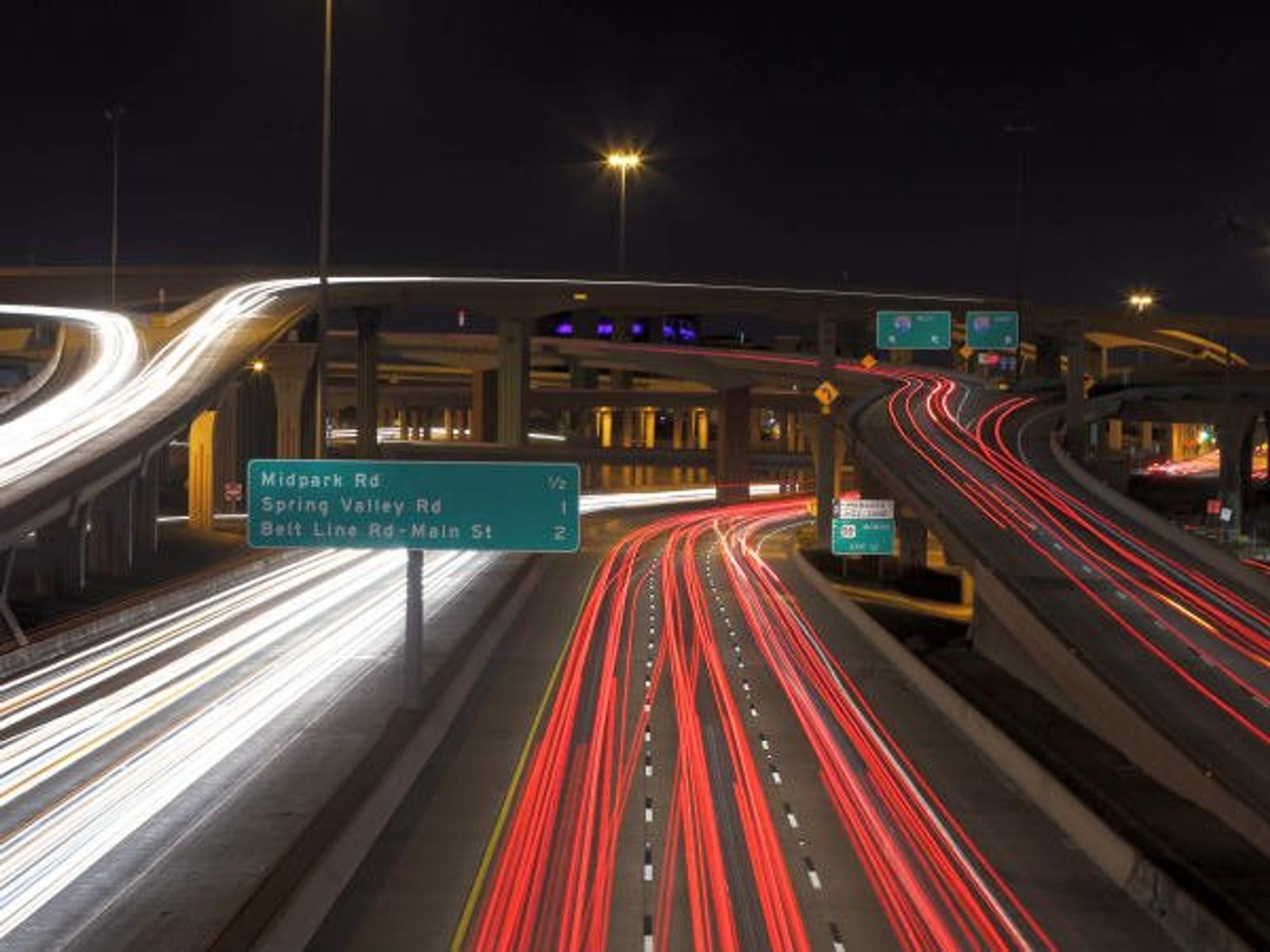 I-635 US-75 central expressway LBJ freeway
