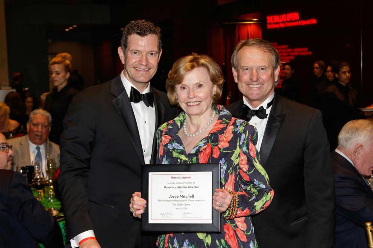 Ian Derrer, Joyce Mitchell, Mark LaRoe CultureMap Dallas