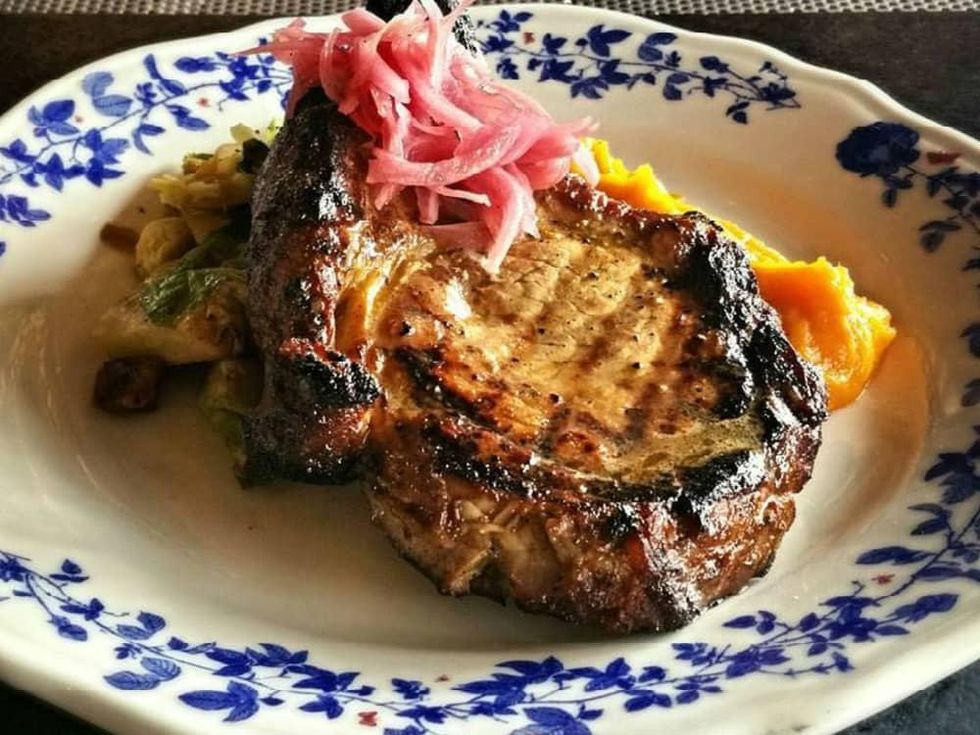 Ida Claire pork chop
