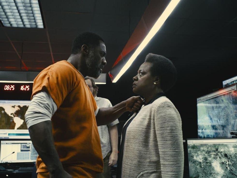 Idris Elba and Viola Davis in The Suicide Squad