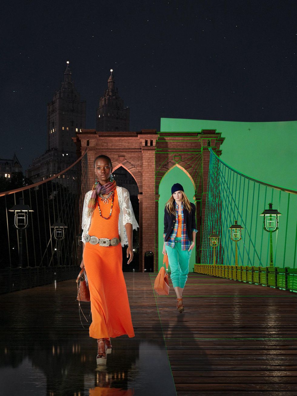 Image from Polo Ralph Lauren runway show video