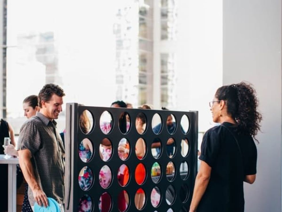 Chic Dallasites party poolside at CultureMap's Summer Soiree in the sky