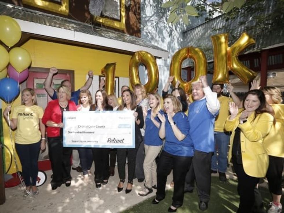 Surprise donation from Reliant Gives ensures all Dallas foster kids have a voice