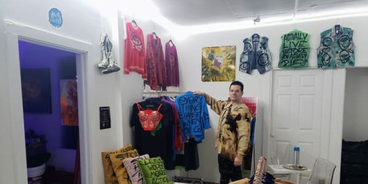 Renowned Dallas artist unveils new Deep Ellum showroom for inspiring upcycled fashion line
