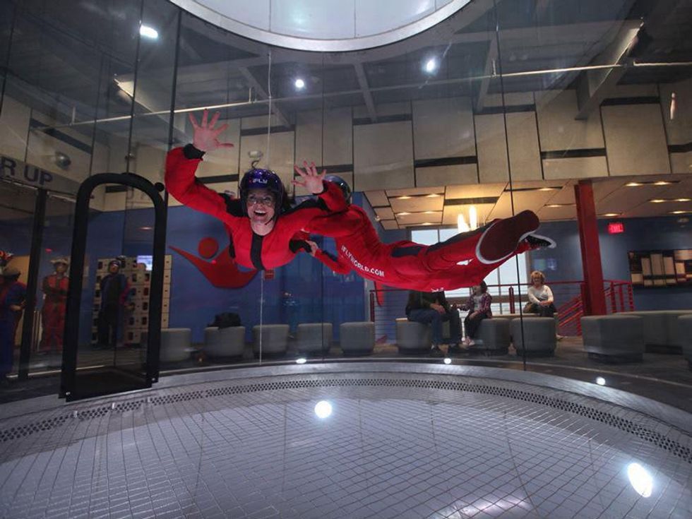 Indoor skydiving at iFly in Frisco