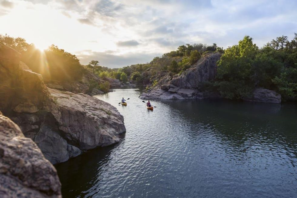 Inks Lake State Park kayaking