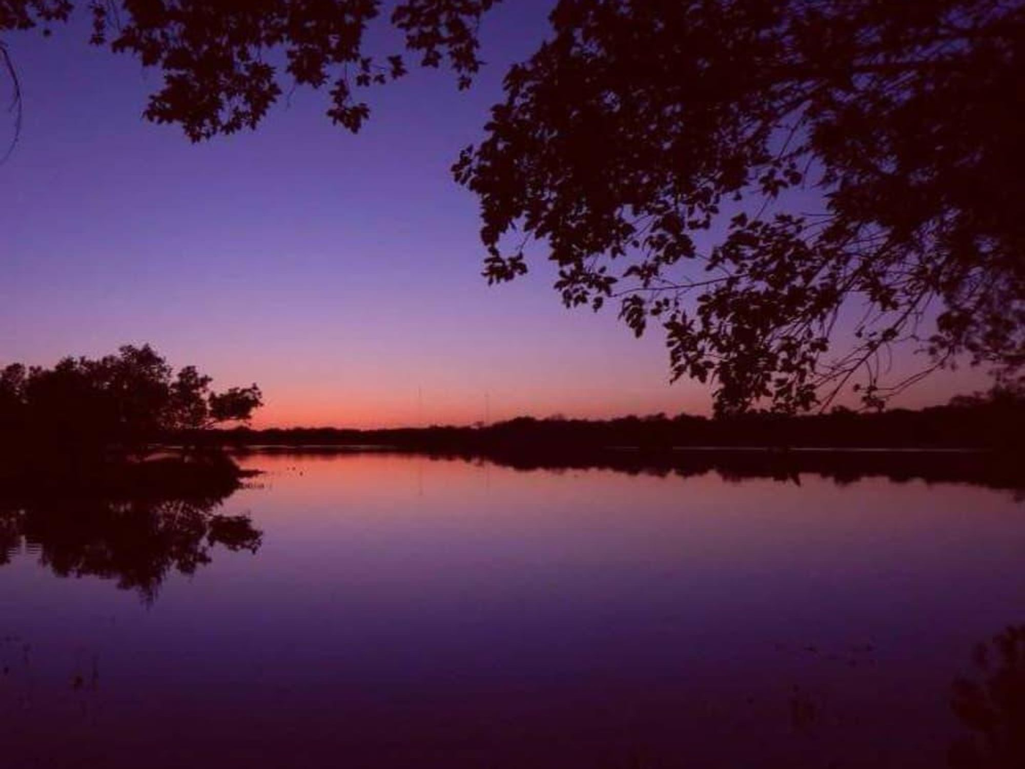 Inks Lake State Park night fall