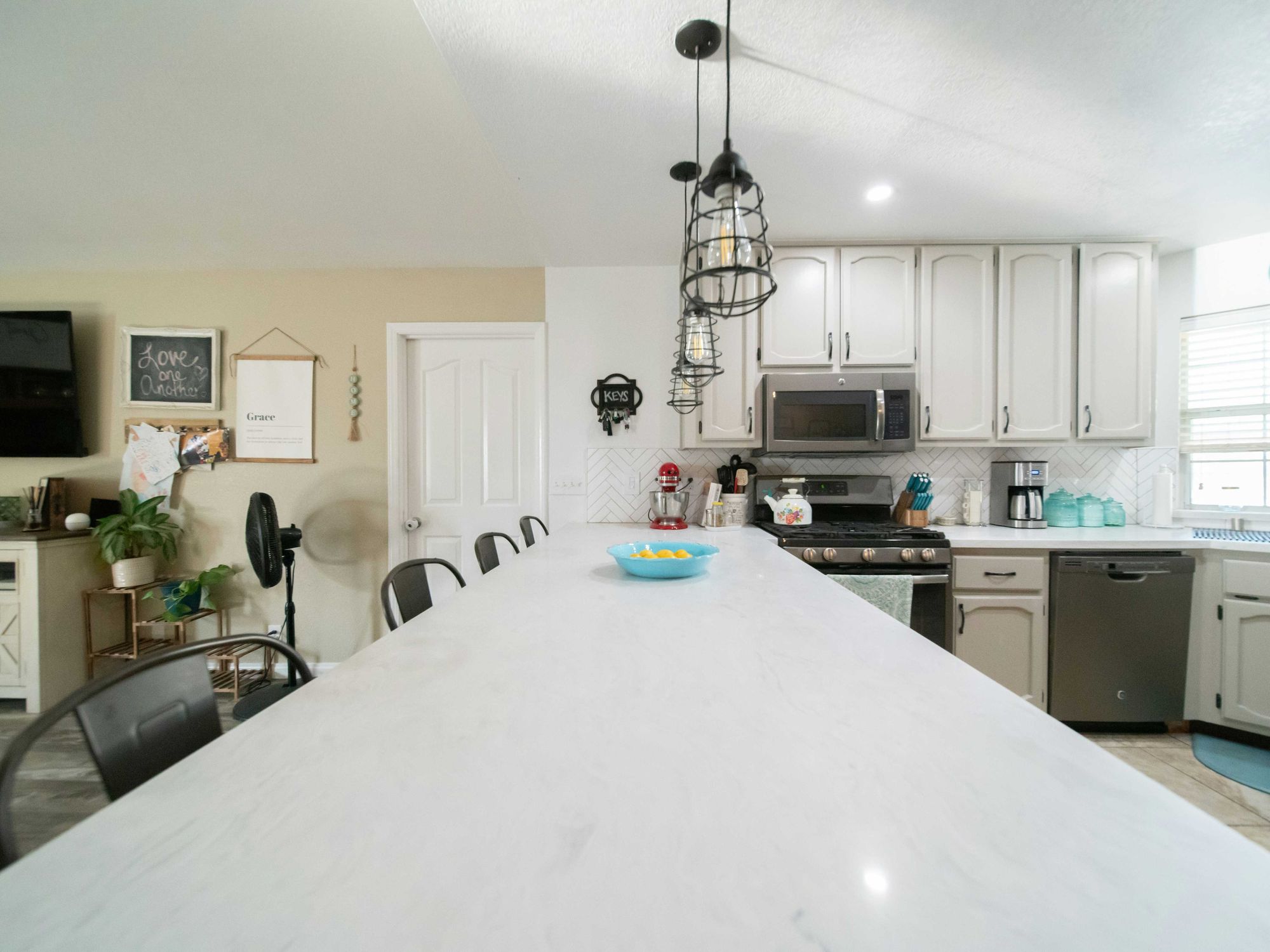 Interior of a manufactured home