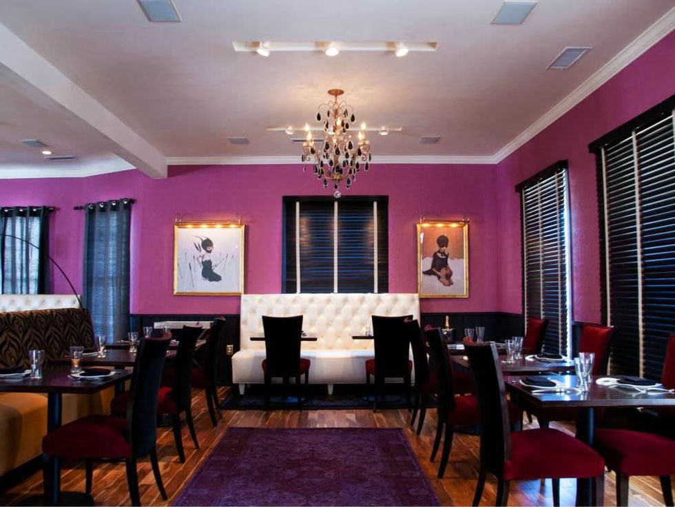 Interior of Belly & Trumpet restaurant in Dallas