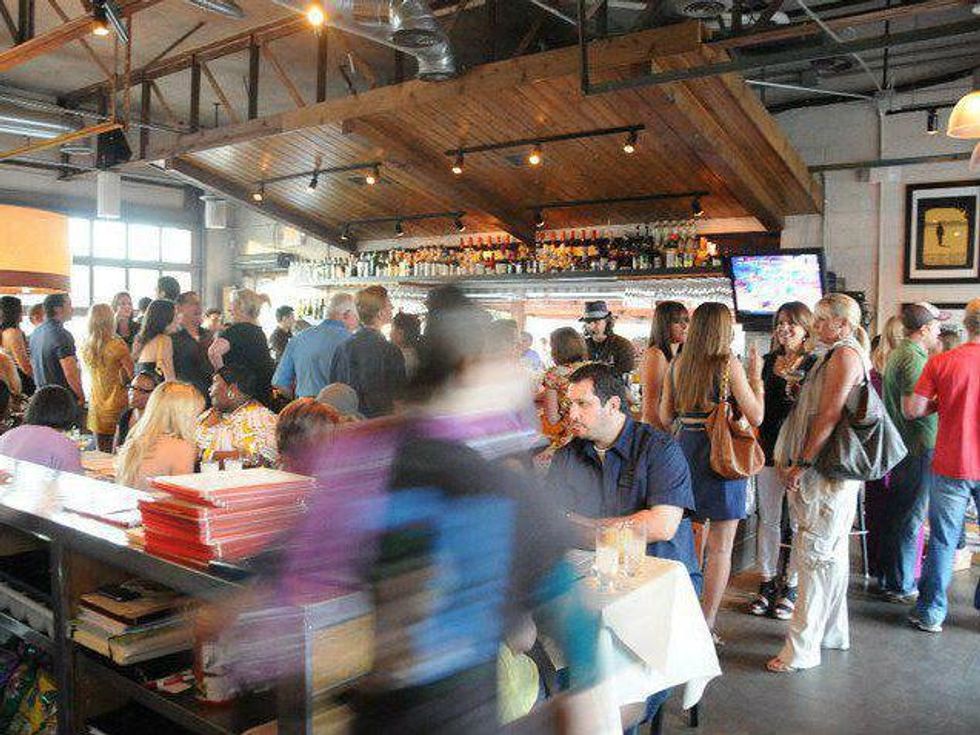 Interior of Bolsa restaurant in Dallas