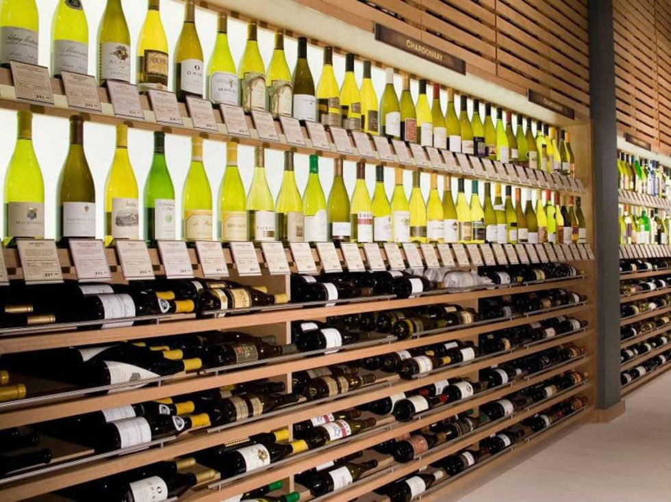 Interior of Cork Wine Bar in Dallas