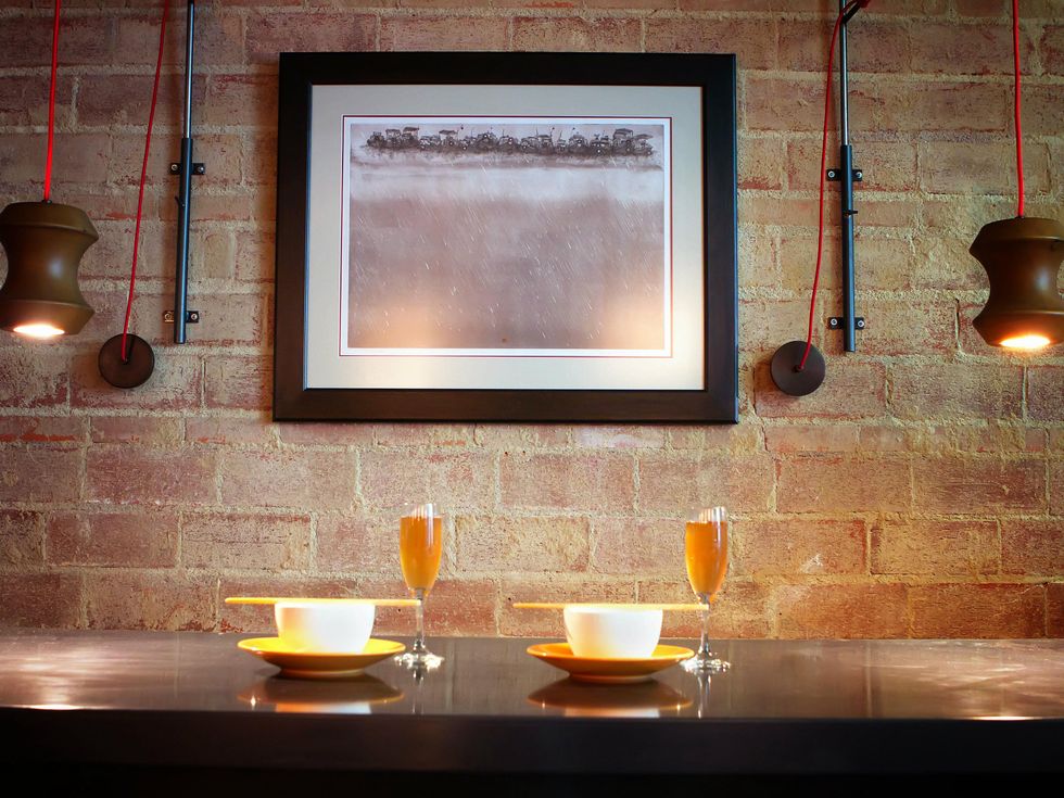 Interior of Mot Hai Ba Vietnamese restaurant in Dallas