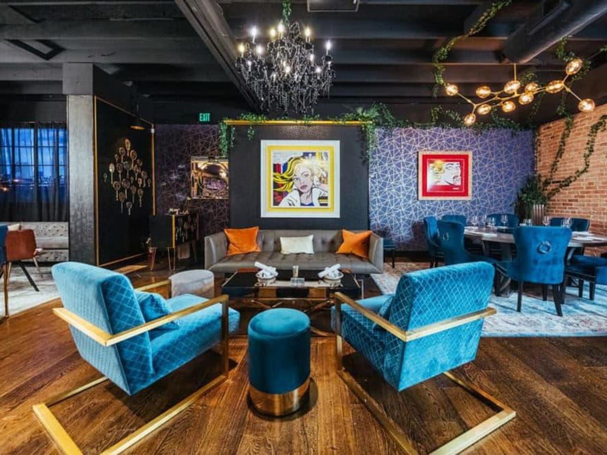 Interior of restaurant, Felix Culpa