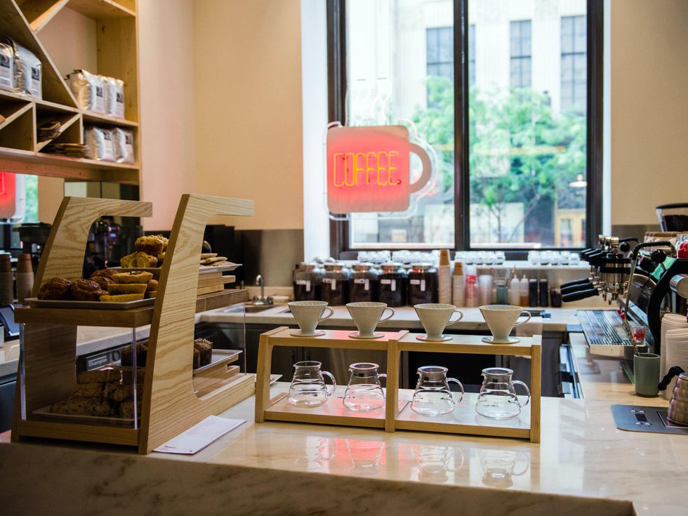Interior of Weekend Coffee in Dallas