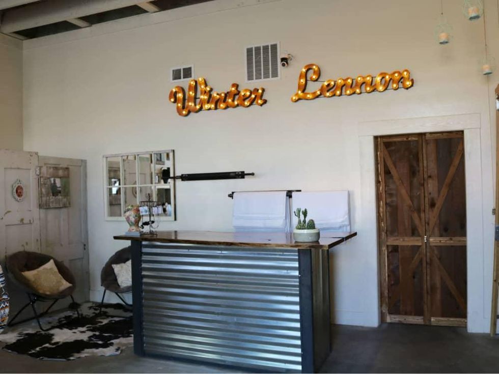 Interior of Winter Lennon storefront in Oak Cliff