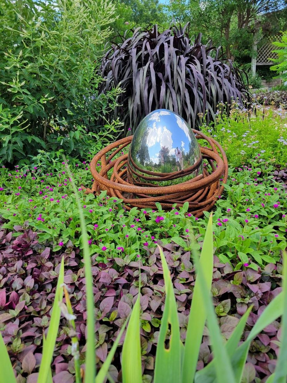 Intertwined Bronze Nest Houston Botanic Garden Steve Tobin