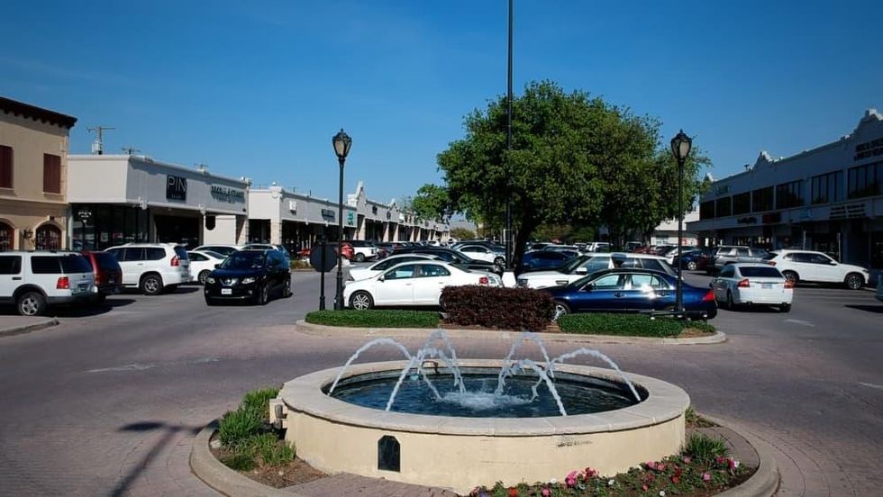 Inwood Village shopping center in Dallas