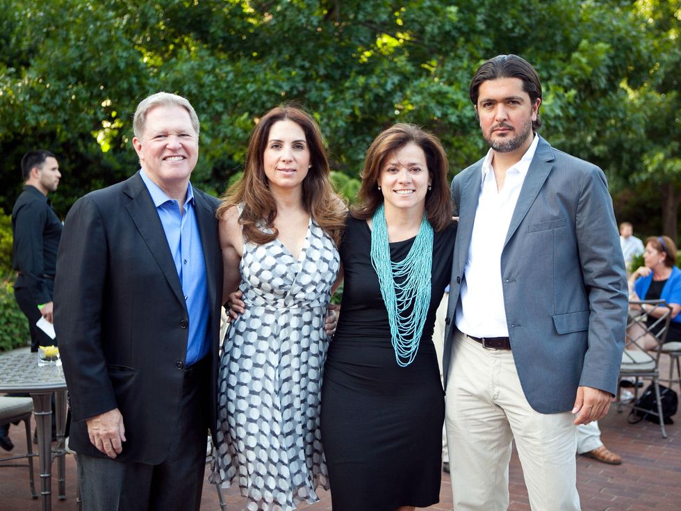 Irwin Gordon, Patricia Cabrera, Pierrette Gordon, Jesus Cabrera, 2013 Dallas Spring Party