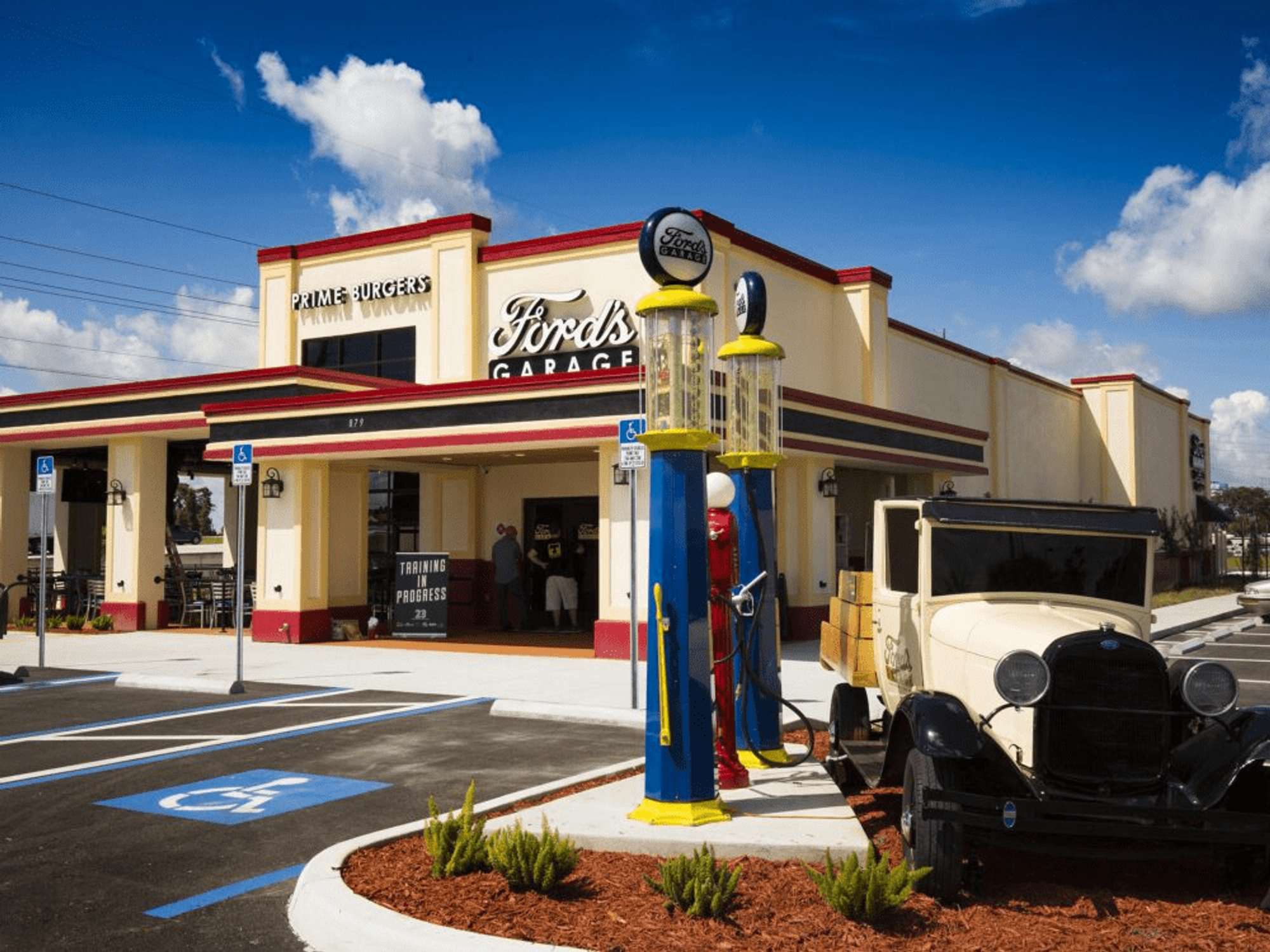 It'll be a fun place to visit if you like vintage car memorabilia.