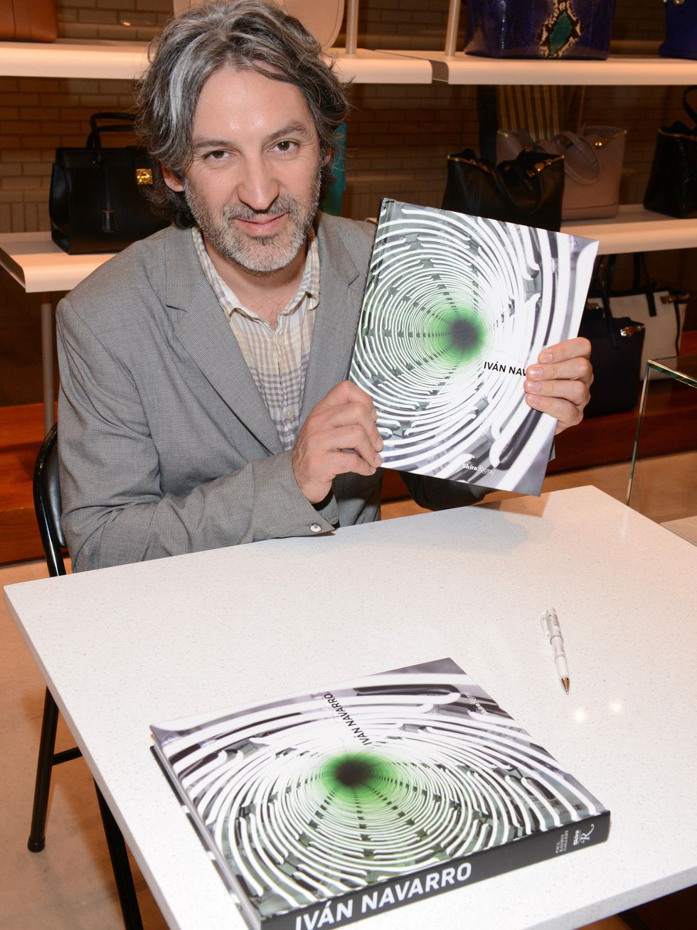 Ivan Navarro book signing