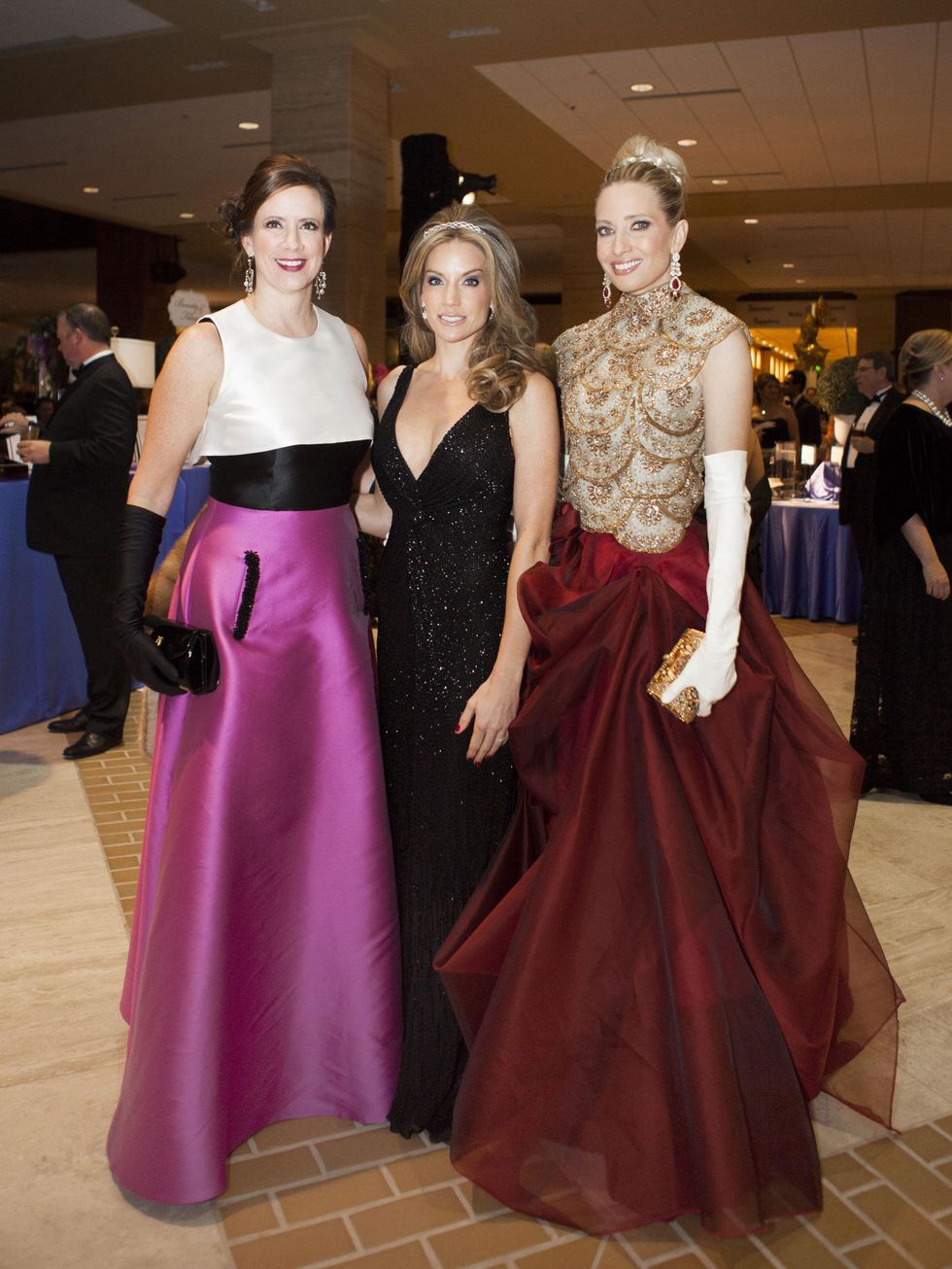 J.B. Hayes, Cary Deuber, Courtney Ridel, Crystal Charity Ball 2014