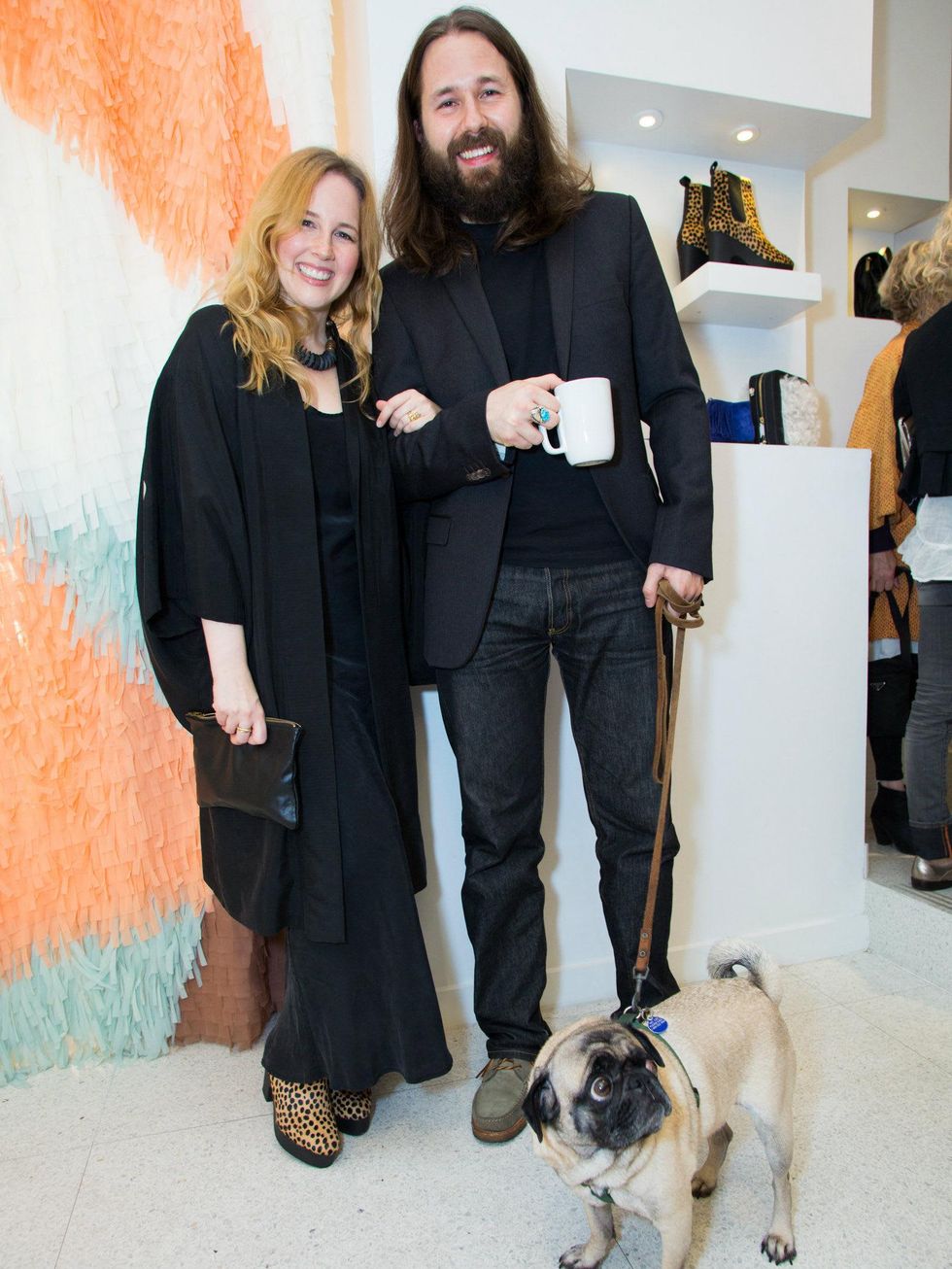 J.B. Taylor, Nic Taylor, and Ali Baba the pug, TenOverSix