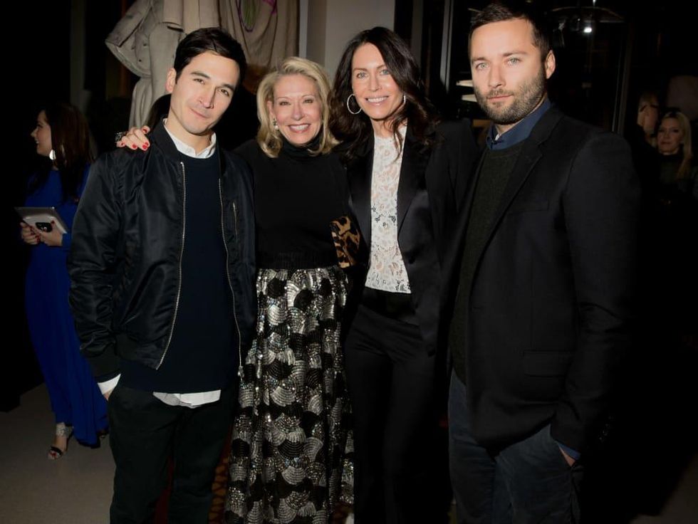 Jack McCollough, Cindy Rachofsky, Laura Cunningham, Lazaro Hernandez