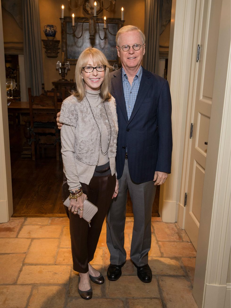 Jackie and Peter Stewart, Art Ball Kickoff Party