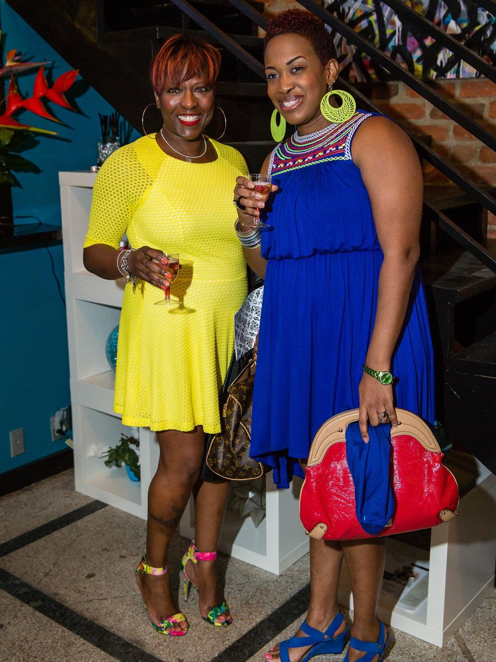 Jackie Crayton, Penny Howard, Lash Loft Grand Opening