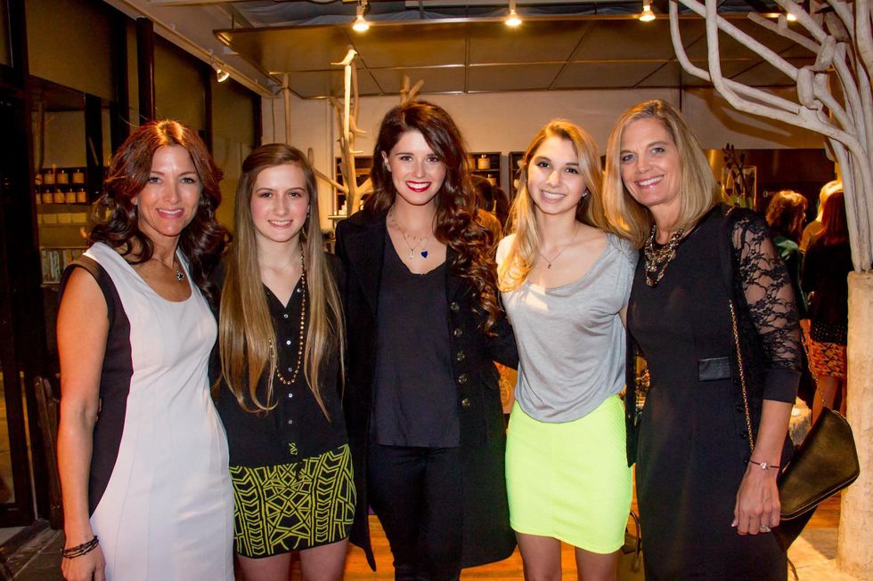 Jackie Moore, Hannah Moore, Katherine Schwarzenegger, Caroline Cook, Ellen Cook