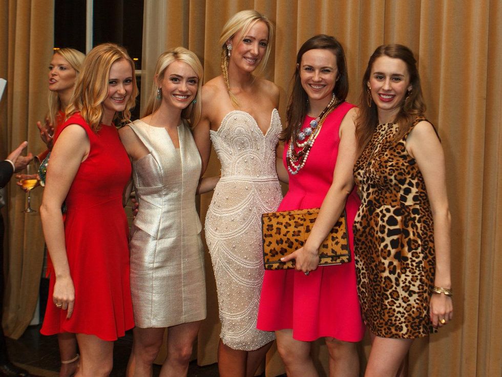 Jackie Wheeler, Katie Crow, Margretta Wikert, Sarah Means, Mary Catherine McCormick, RMH Young Friends Party