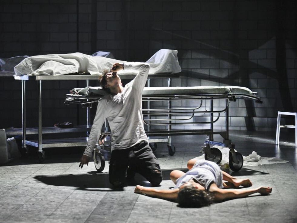 Jake Horowitz and Kerry Warren in Dallas Theater Center's Romeo and Juliet