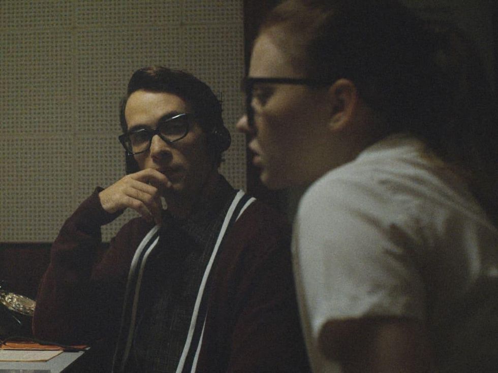 Jake Horowitz and Sierra McCormick in The Vast of Night