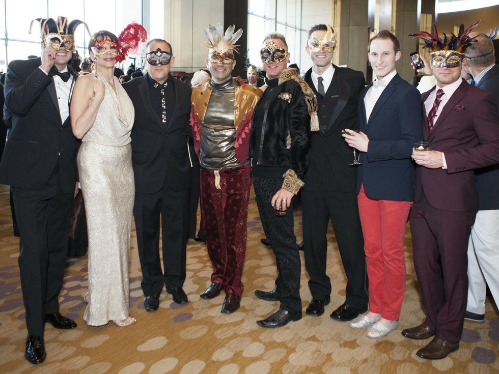 James Burner, Kristen Weidermann, Jim Andrew, Phil Boustani, Ted Schweitzer, JD Davis, Hunter Jones at House of DIFFA 2014